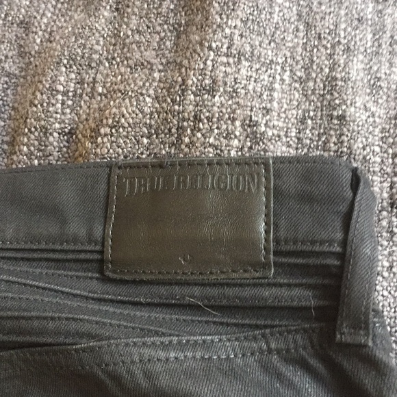 True Religion Slim Leather Jeans